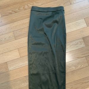 PLT Satin Pencil Skirt